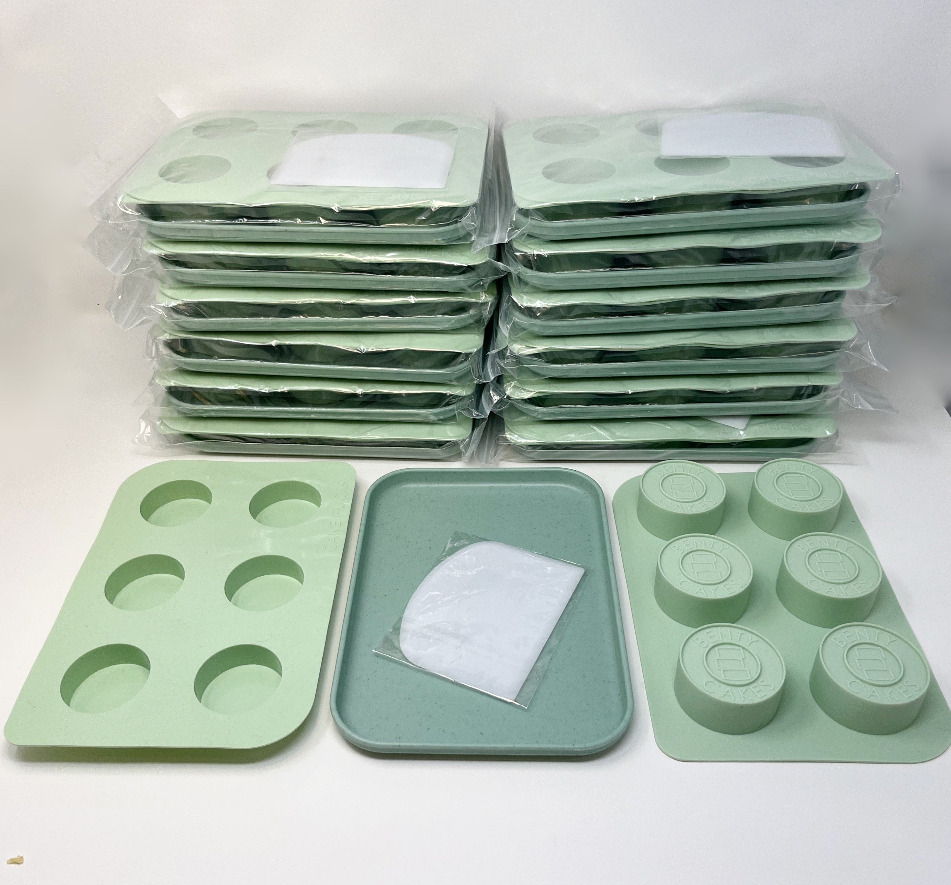 GREEN - Original CakePuck Mold Set – Benty Cakes LLC