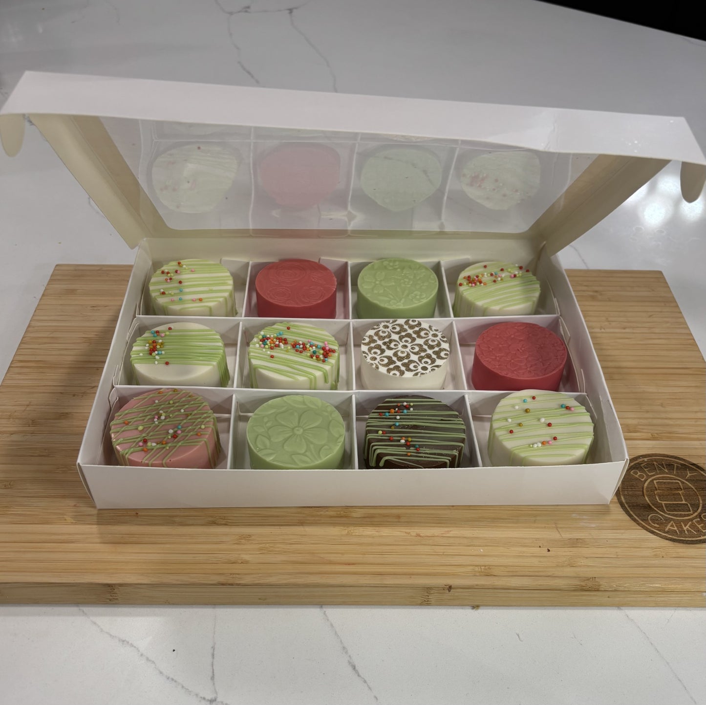 12 Pack WHITE Benty Boxes Set of 25