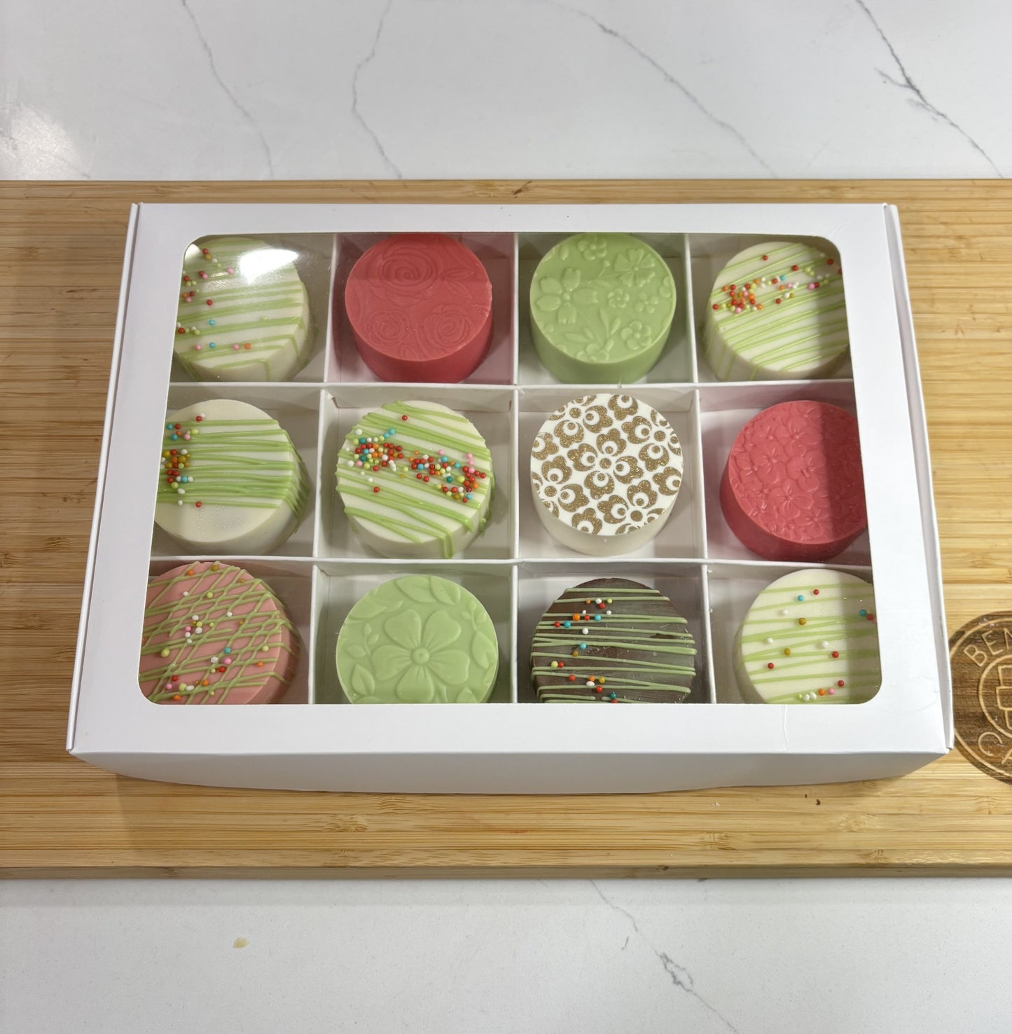 12 Pack WHITE Benty Boxes Set of 25