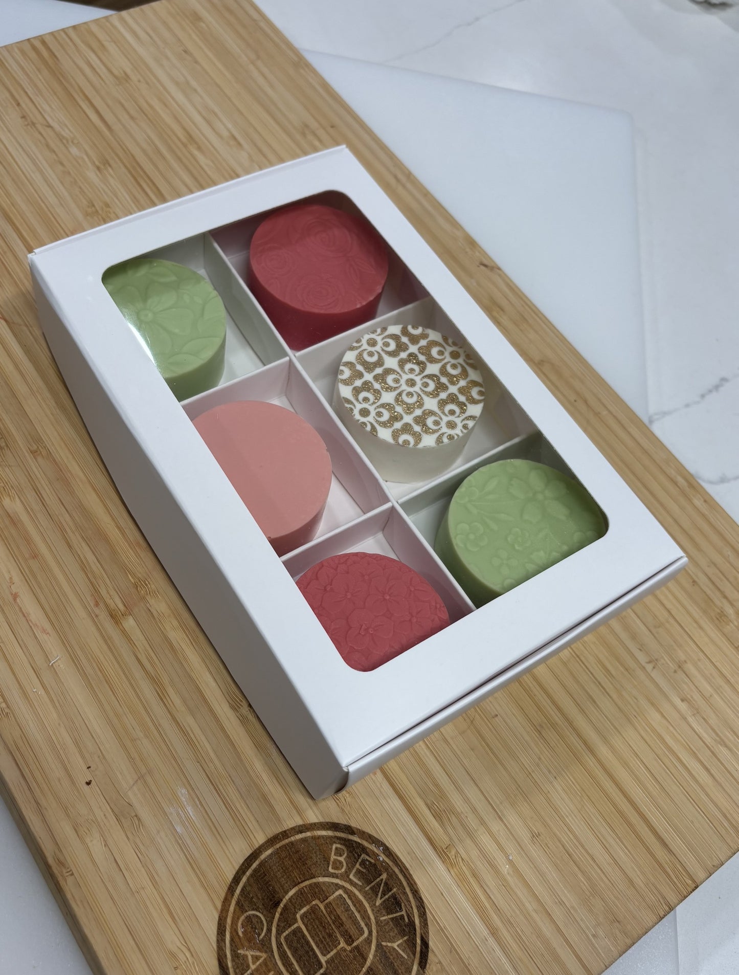 6 Pack WHITE Benty Boxes Set of 25