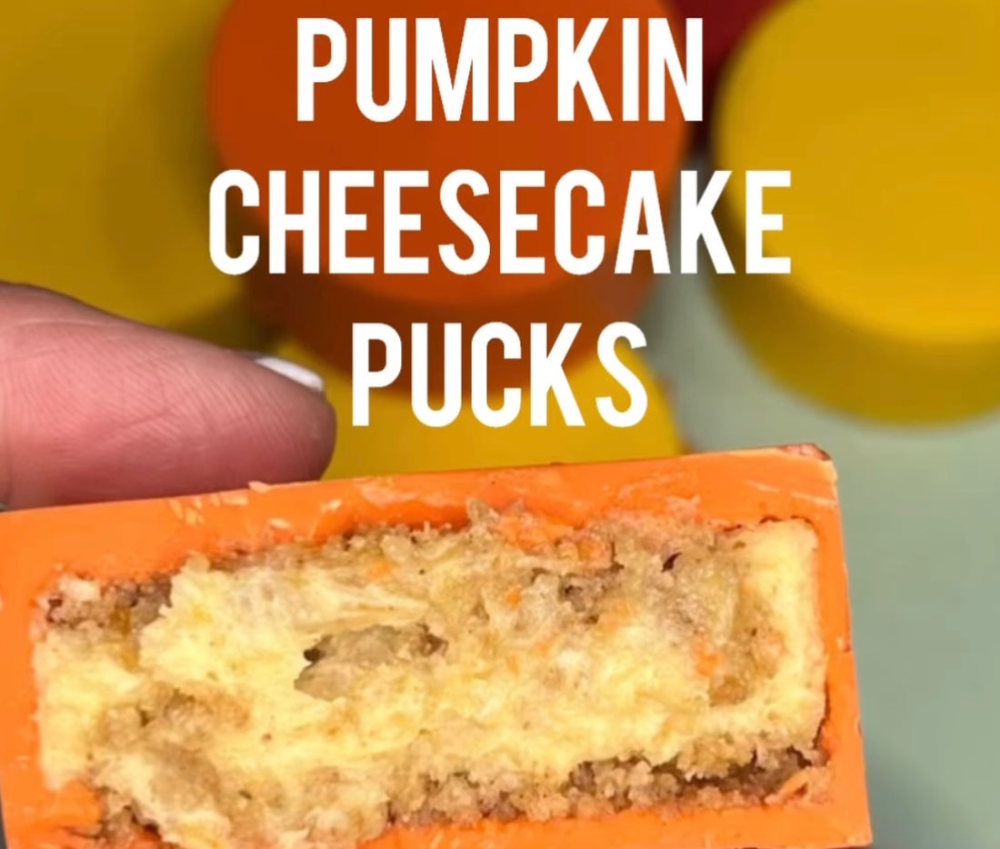 Pumpkin Cheesecake Cake Pucks