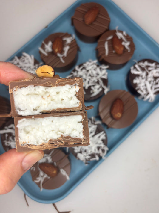 Almond Joy Cake Pucks