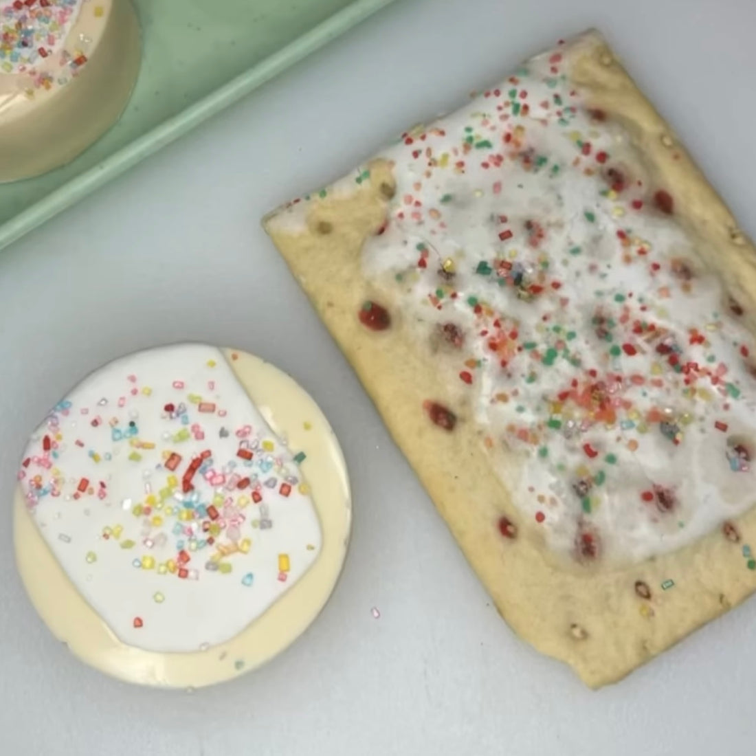 Pop Tart Cake Pucks