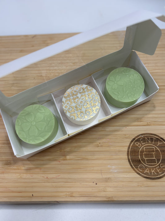 3 Pack WHITE Benty Boxes Set of 25