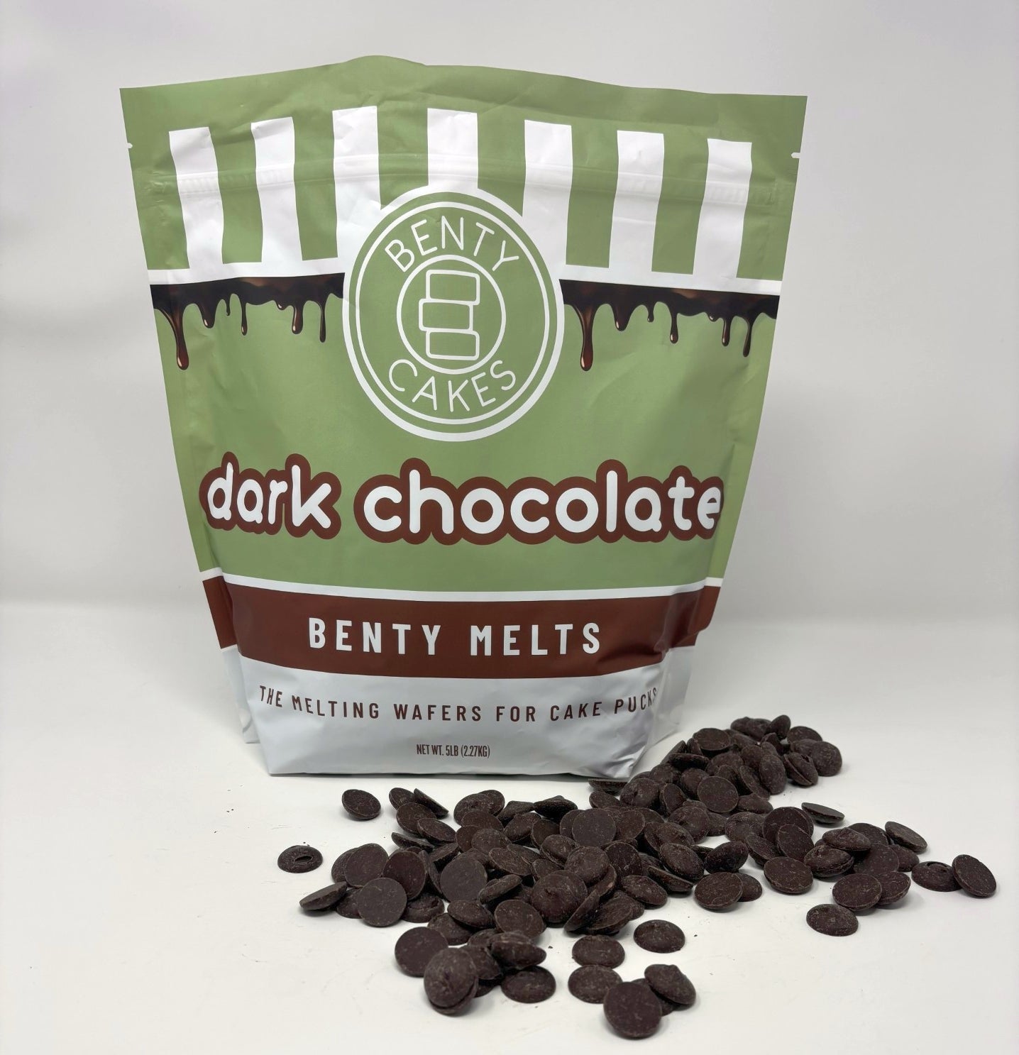 Benty Melts 3 Pack - Your Choice of 3 - Milk, White and/or Dark Chocolate (5LB each)