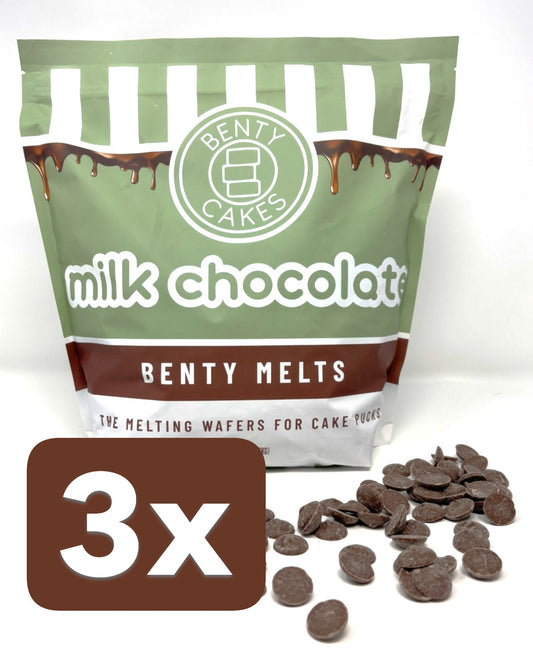 Benty Melts 3 Pack - Your Choice of 3 - Chocolate and/or White (5LB each)