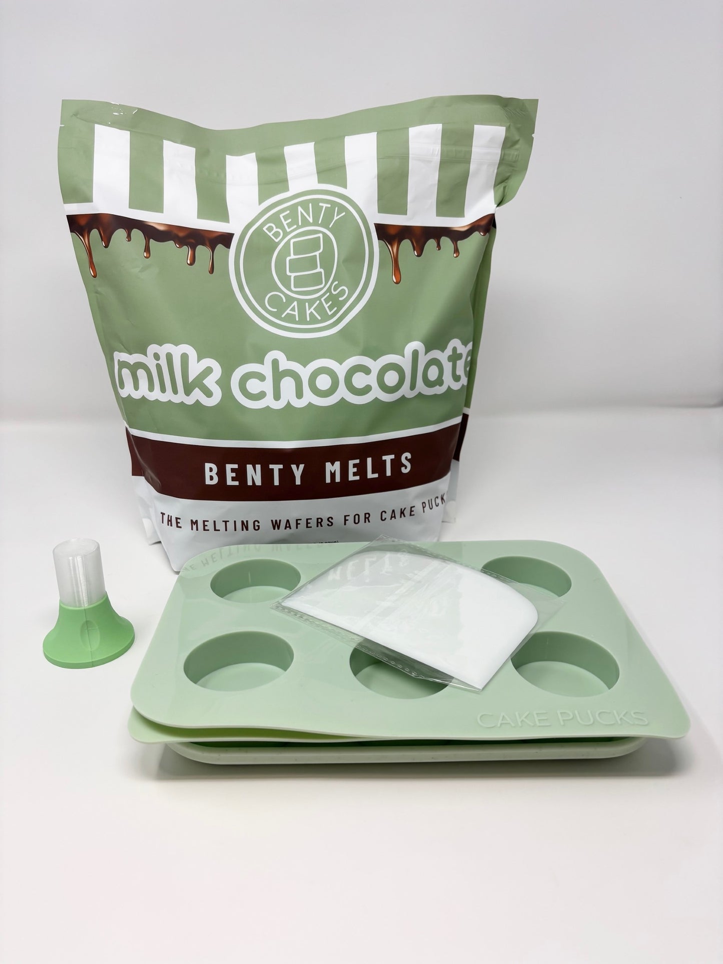 Benty Cakes Starter Bundle 1 Melt, 1 Mold, 1 Puck Press